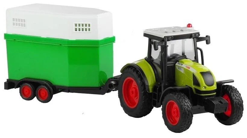 Traktor z przyczepką na konia napęd friction 37,5