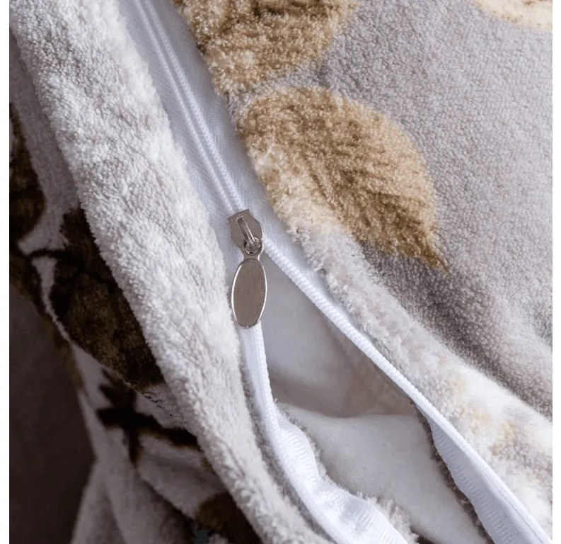 PrzytulneMieszkanie.pl PrzytulneMieszkanie.pl Pościel z mikropluszu FYSARO szara Rozmiar pościeli: 70 x 80 cm | 140 x 200 cm