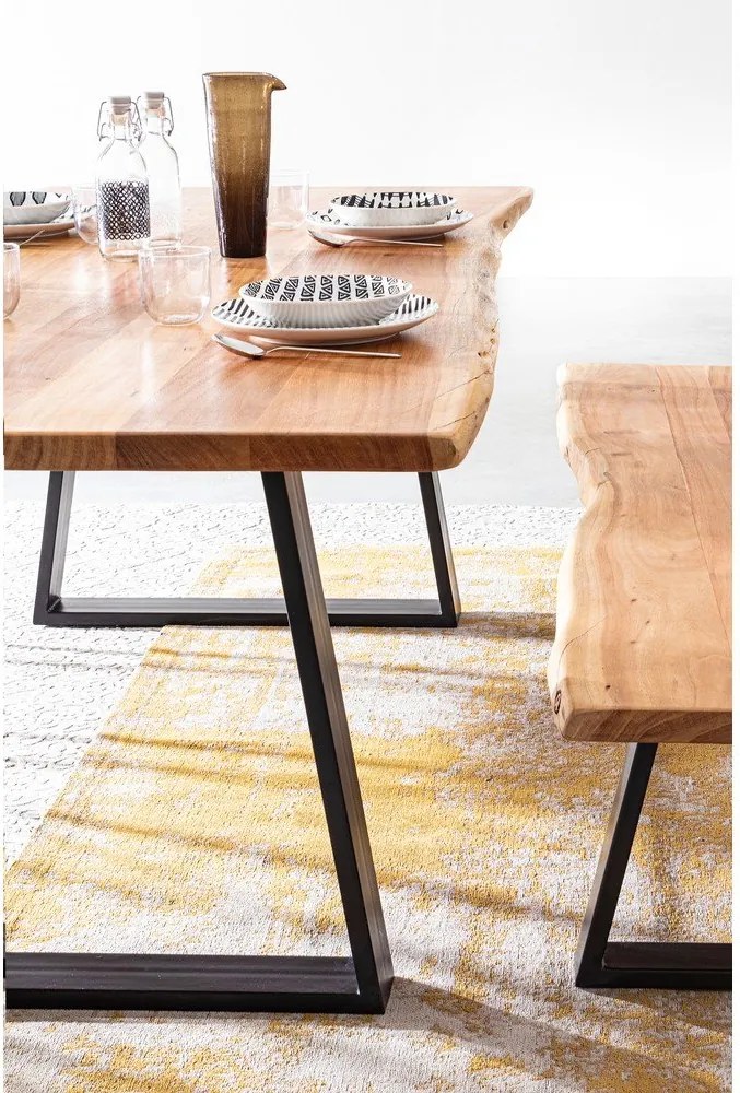 Drewniana ławka w naturalnym kolorze Artur – Bizzotto