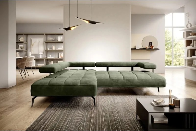 Narożnik MONTELLA L układ L Lewostronny z elektryczną regulacją siedziska WERSAL