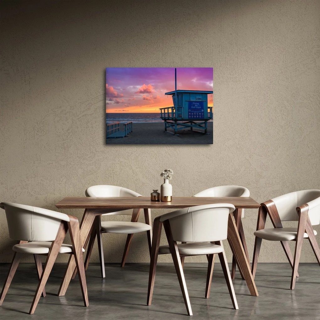 Obraz z plaży Santa Monica (70x50 cm)