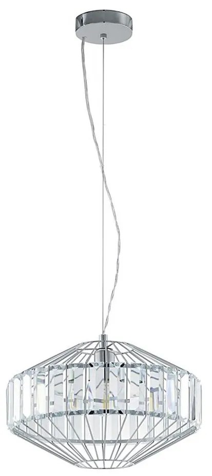 Eglo 96987 - Lampa wisząca kryształowa PEDROLA 1xE27/60W/230V