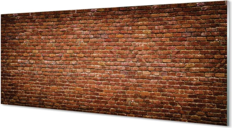 Szklany Panel Klasyczna Struktura Cegły