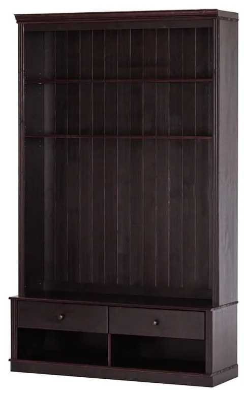 Brązowy zestaw pod TV z litego drewna sosnowego 140x223 cm Anita – Støraa
