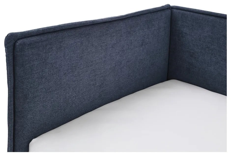 Ciemnoniebieskie łóżko dziecięce ze schowkiem 90x200 cm Fun – Meise Möbel