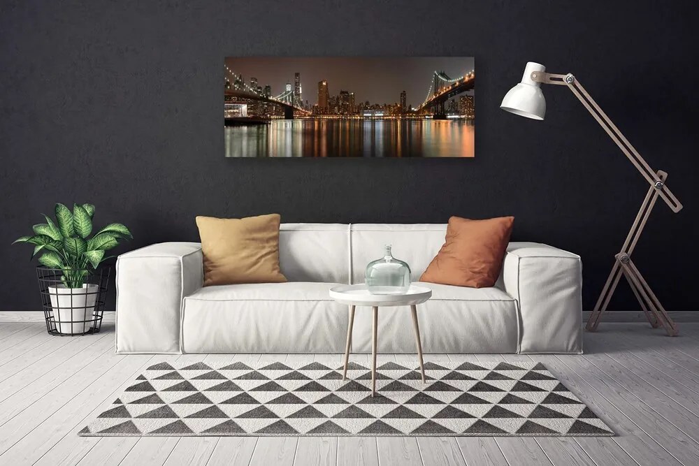 Obraz na płótnie Mosty nad Wielką Wodą