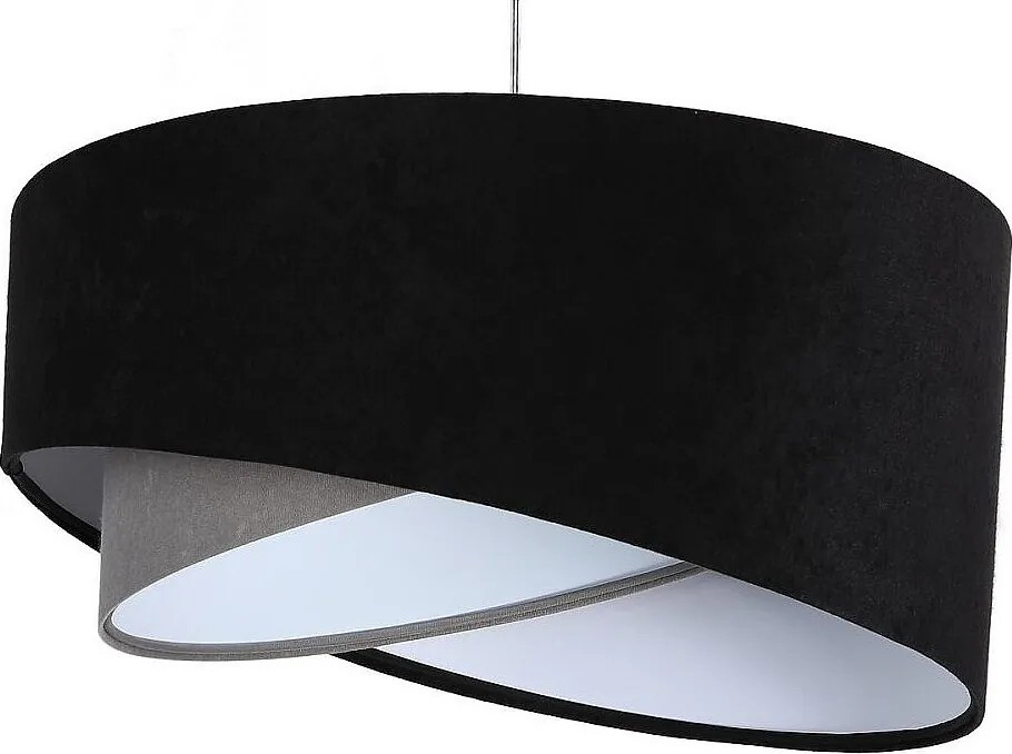 Lampa wisząca SHAPELESS czarna/szara/biała