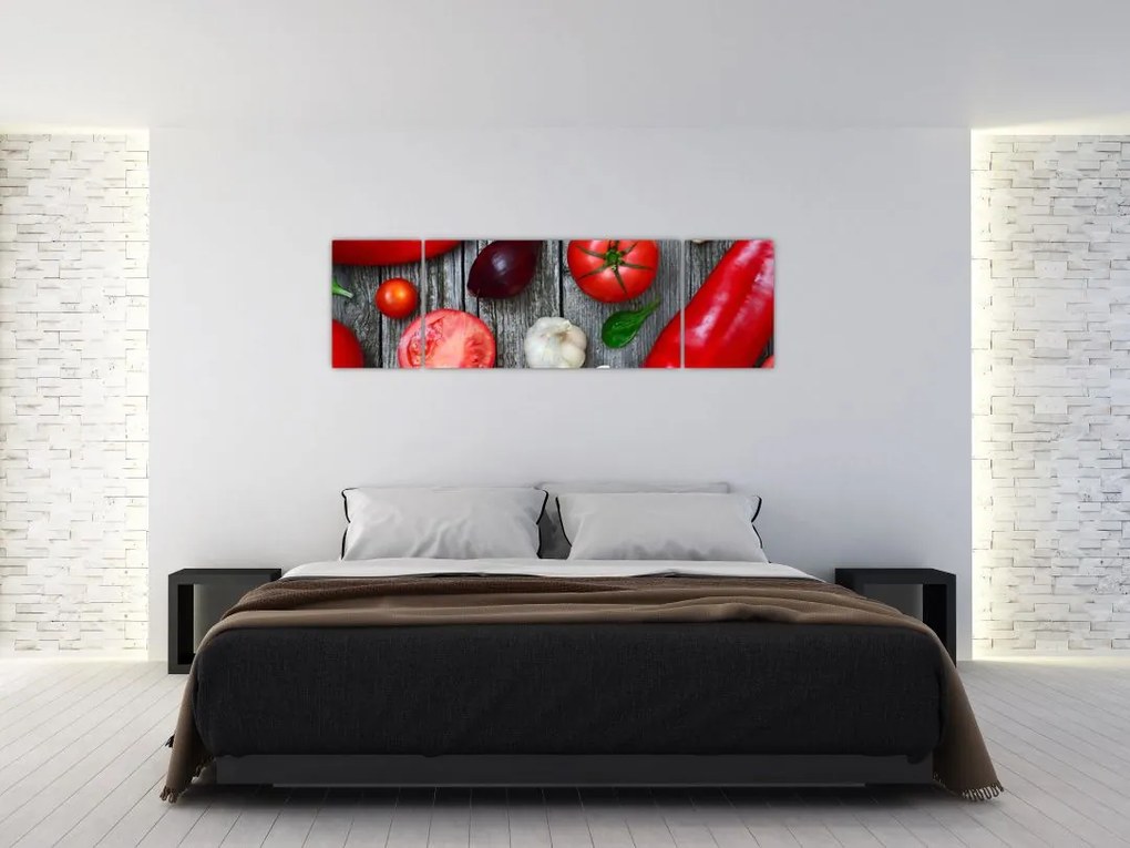 Obraz warzyw (170x50 cm)