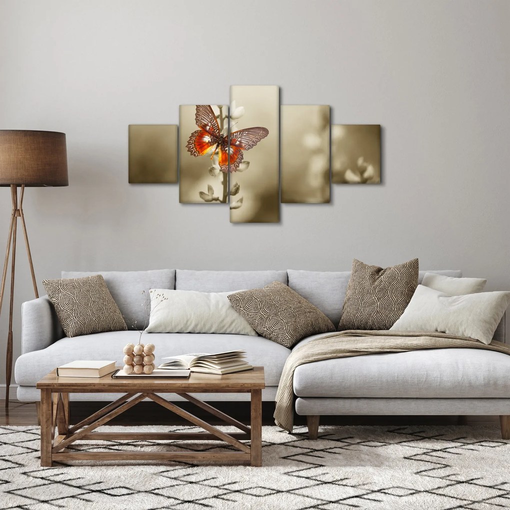 Obraz motyla (125x70 cm)