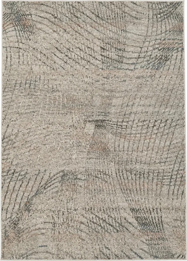 Dywan nowoczesny Fancy 100% Dywan Strukturalny Beżowo-Szary 120 cm x 170 cm