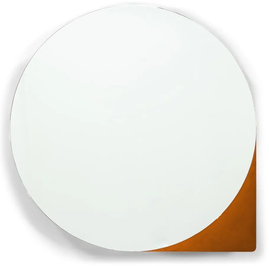 Ceglasta metalowa wisząca szafka łazienkowa z lustrem 55x55 cm Sonnet – Spinder Design
