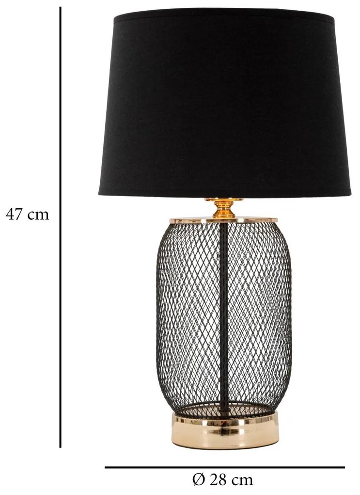 Lampa z podstawą z metalu CHAINE