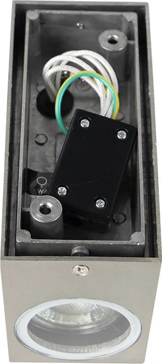 Nowoczesna kinkiet aluminiowy 2-punktowy IP44 - Baleno