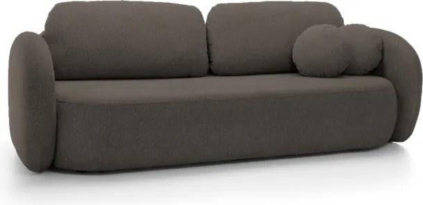 Sofa OLIO z funkcja spania i pojemnikiem CIEMNY SZARY ARAGON 97