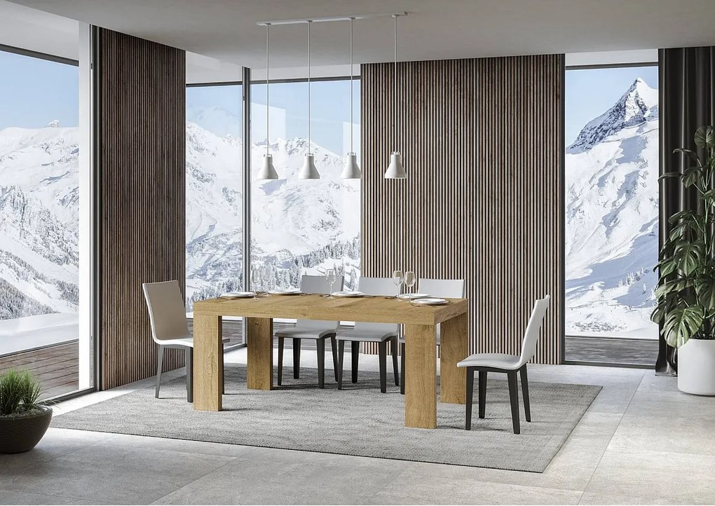 Stół rozkładany 180/284x90 cm Roxell Premium dąb naturalny