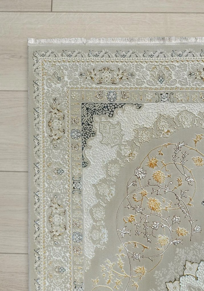 Dywan klasyczny Gold beżowo-złoty 200 cm x 290 cm