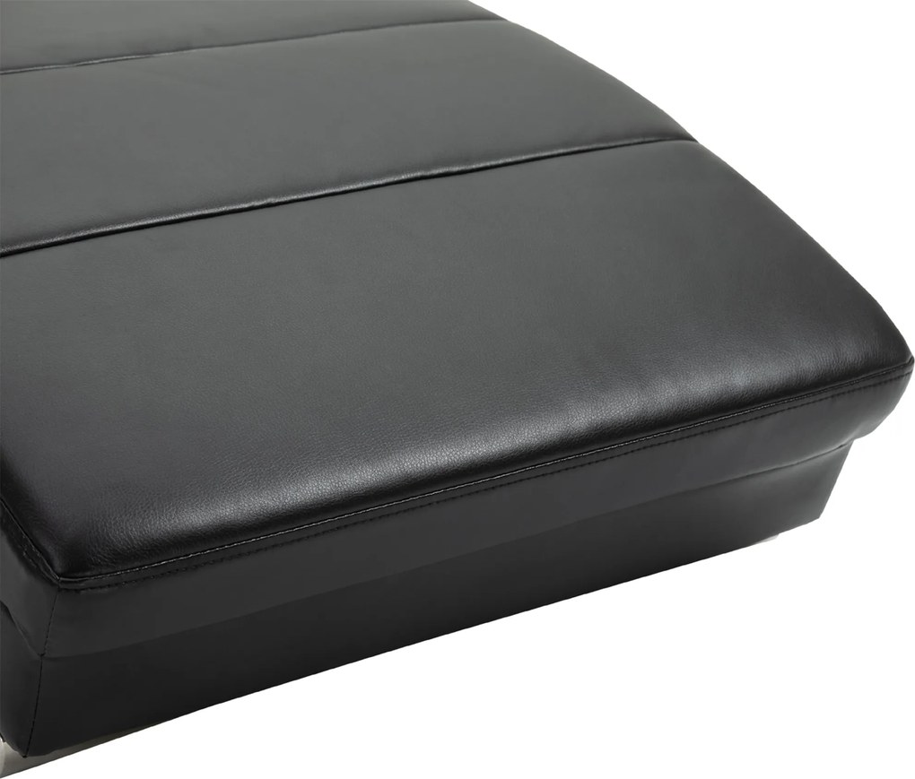 HOMCOM fotel rozkładany, 58 cm x 163 cm x 87 cm