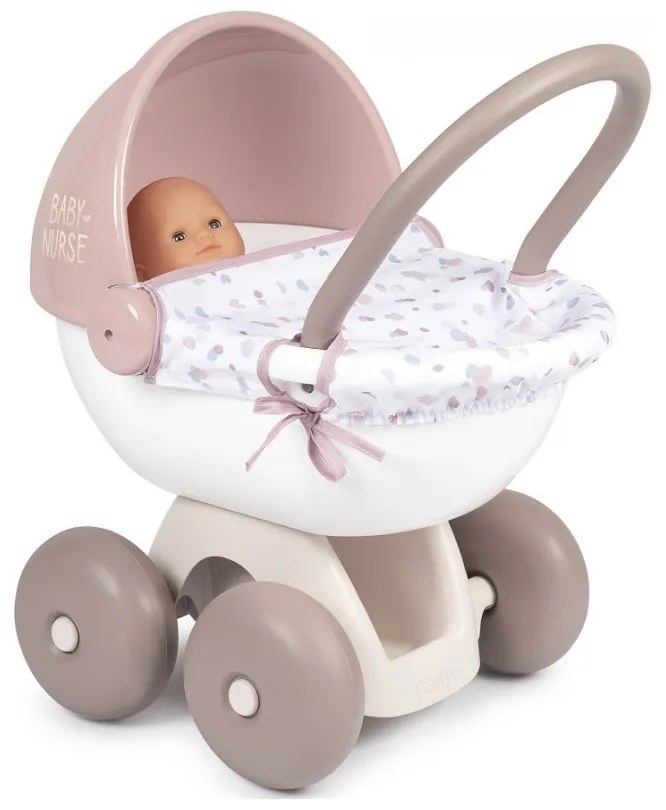 Smoby baby nurse wózek głęboki dla lalki z plastikowym daszkiem