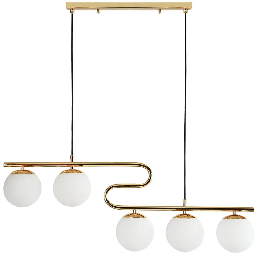 LAMPA SUFITOWA WISZĄCA Gold APP1599-5CP