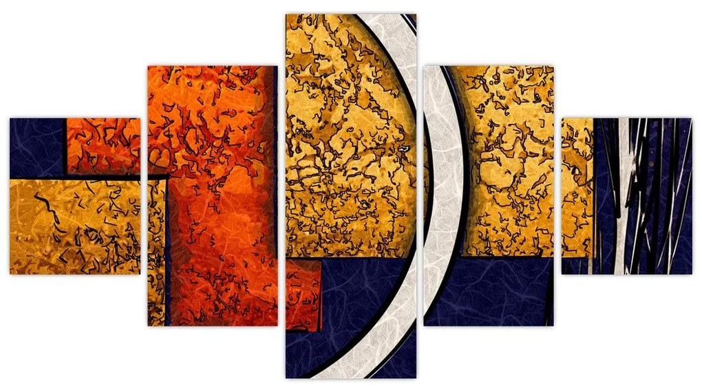Obraz abstrakcji (125x70 cm)