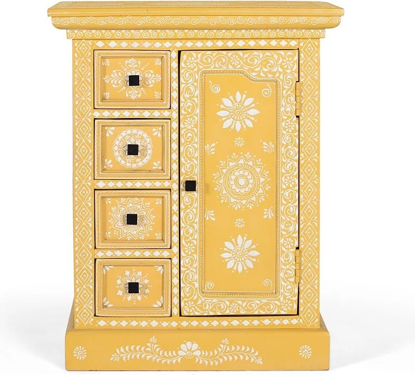 Bufet w lesie Manguier z dekorowaną porte à la main