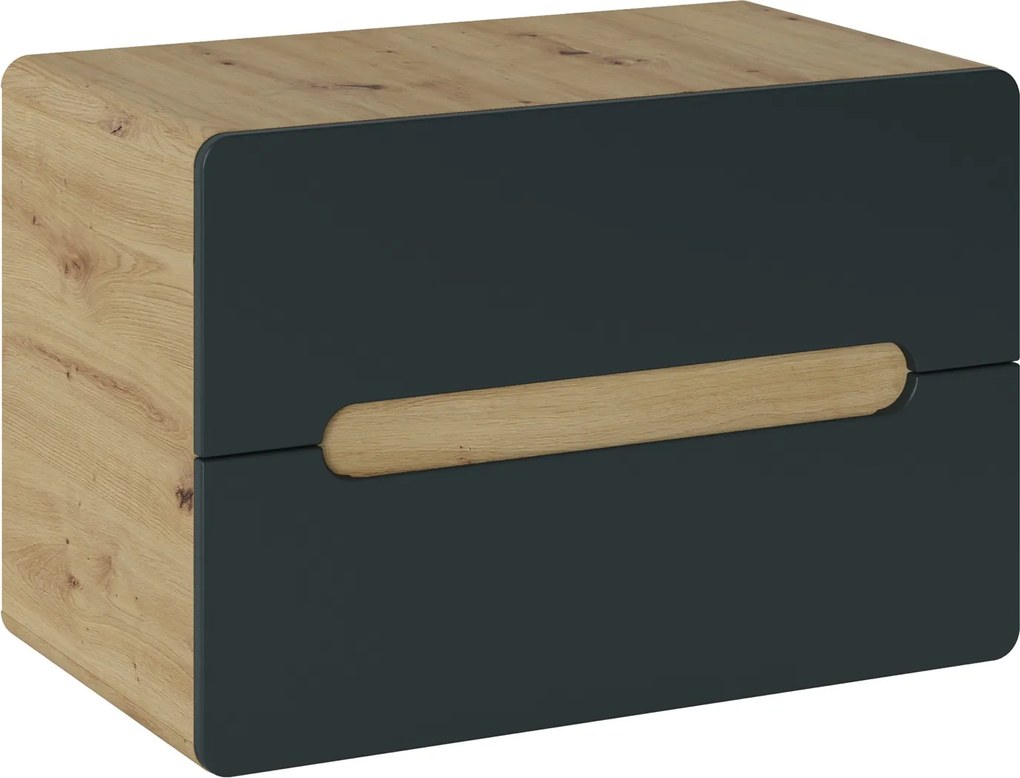 Wisząca szafka łazienkowa pod umywalkę nablatową 80 cm, Aruba Cosmos 829 FSC
