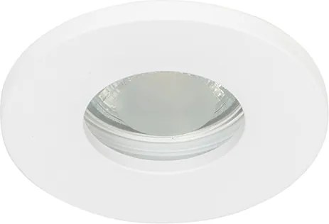 Nowoczesny wpuszczany reflektor łazienkowy biały - Shed