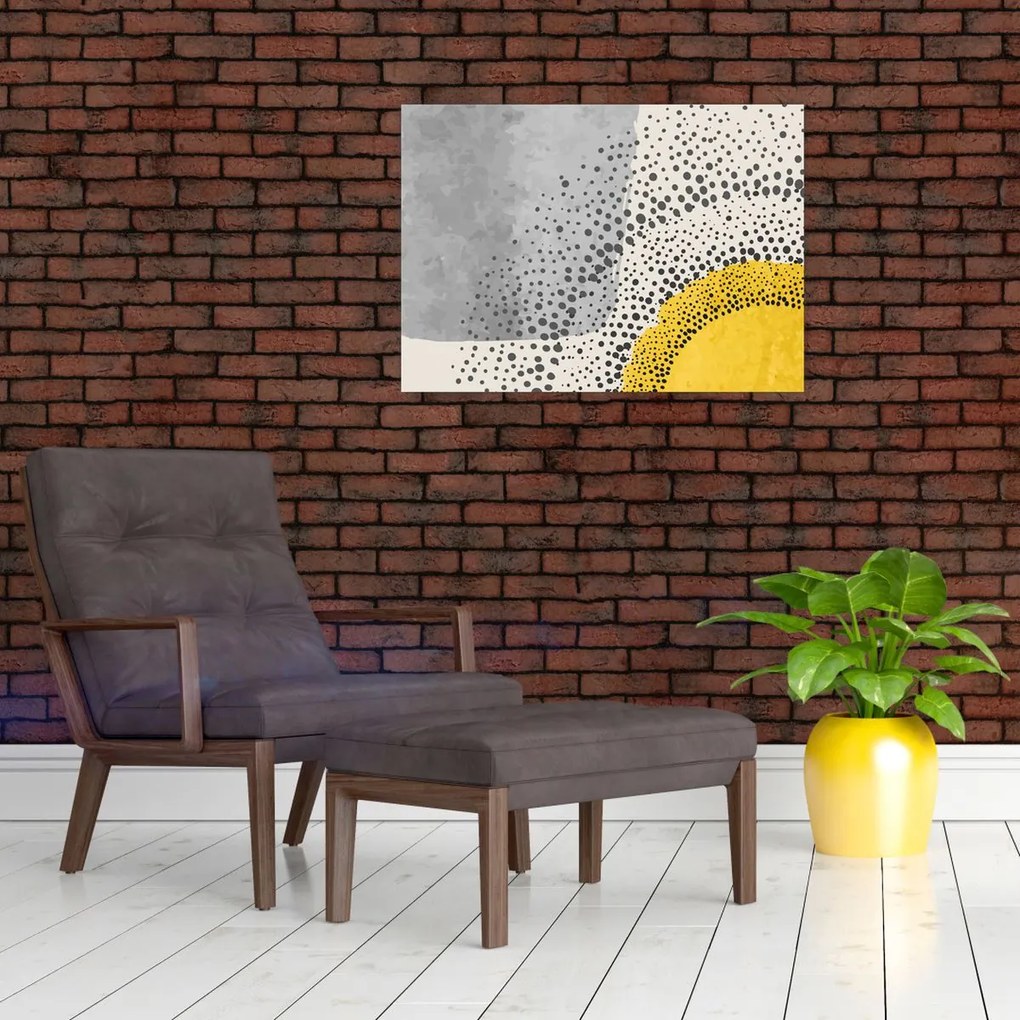 Obraz na szkle - Abstrakcyjny Obraz na szkle plaży N⁰3 (70x50 cm)
