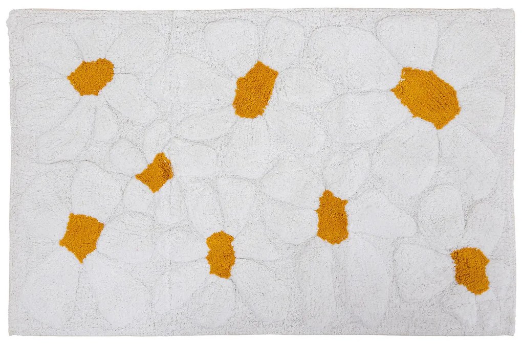 Dywan dziecięcy stokrotki DAISY, podwójnie tuftowany, 60 x 90 cm