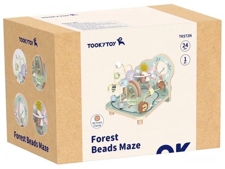 Tooky toy drewniana pętla motoryczna leśny labirynt