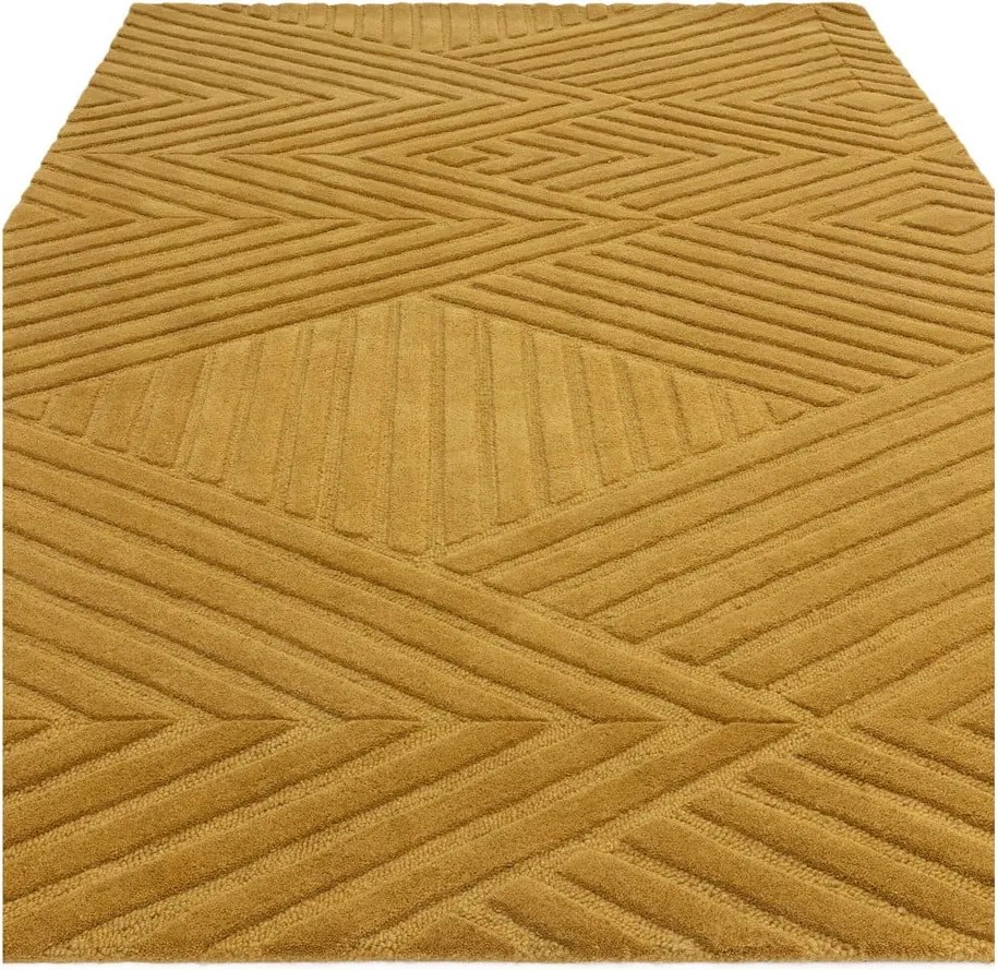 Dywan wełniany w odcieniach ochry 120x170 cm Hague – Asiatic Carpets