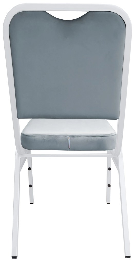 Krzesło Marco tkanina Welur bankietowe konferencyjne stelaż metalowy