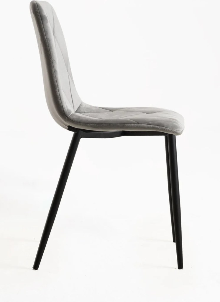 Zestaw 4 Krzese Lyke Aksamitne