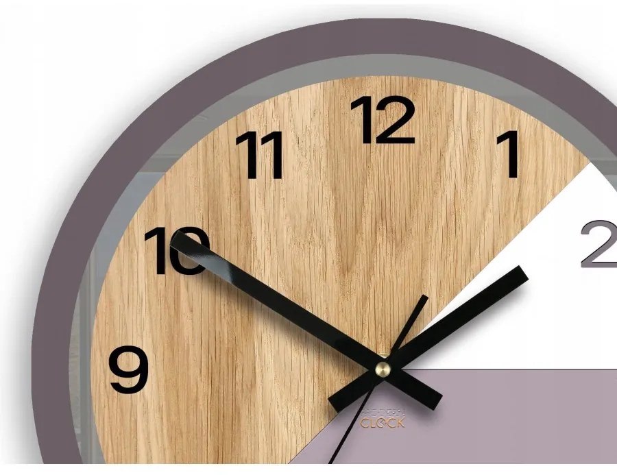 Zegar ścienny nowoczesny z cichym mechanizmem do salonu sypialni okrągły