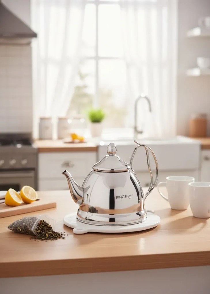 Czajnik ze stali nierdzewnej z sitkiem do zaparzania 1L R8-Z30