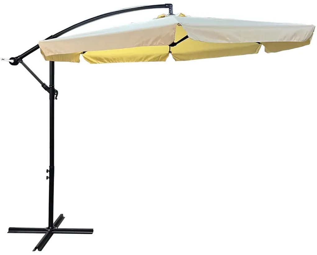 Beżowy parasol do ogrodu K2-S95