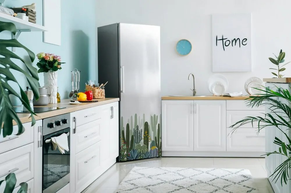 Osłona dekoracyjna na lodówkę Kwiatek