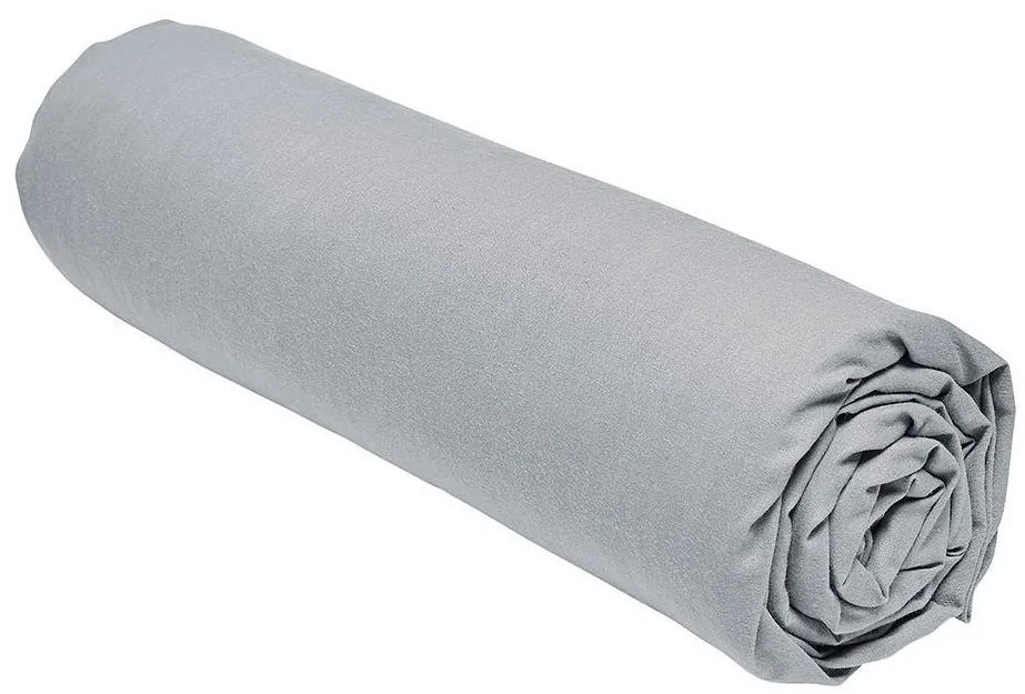 Prześcieradło z gumką Plain, bawełniane, 140 x 200 cm