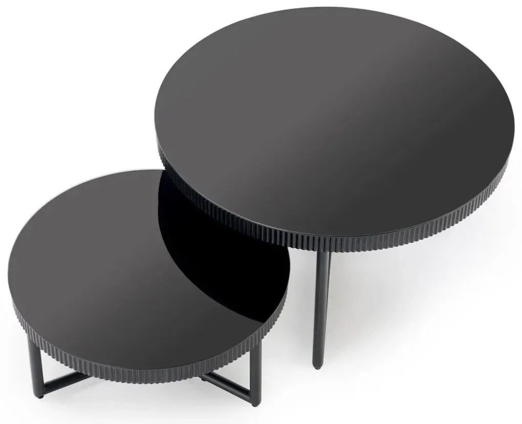 Stolik kawowy COSMO S 60x60cm czarny HALMAR
