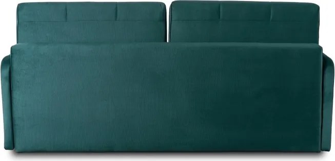 Sofa Rozkładana z Funkcją Spania IBIZA Dwuosobowa Zielona Nowoczesna do Salonu