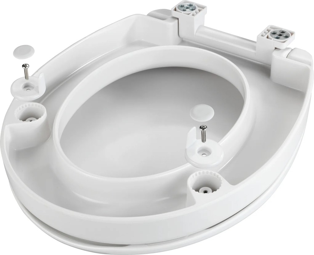 Deska sedesowa wolnoopadająca SECURA Comfort WENKO, komfortowy sedes WC Duroplast Easy-Close