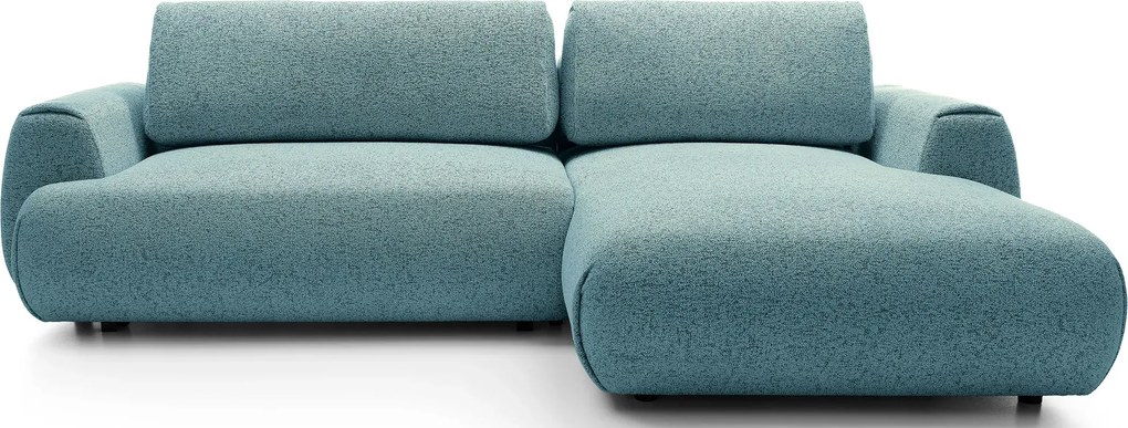 Szaroniebieski narożnik w stylu nowoczesnym T6-M07