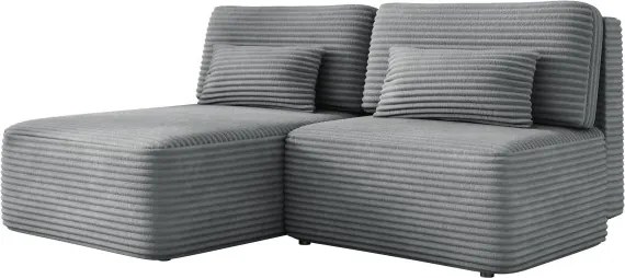 Narożnik TILIA wolnostojący układ L strona Lewa z funkcją spania w tkaninie Tilia 90