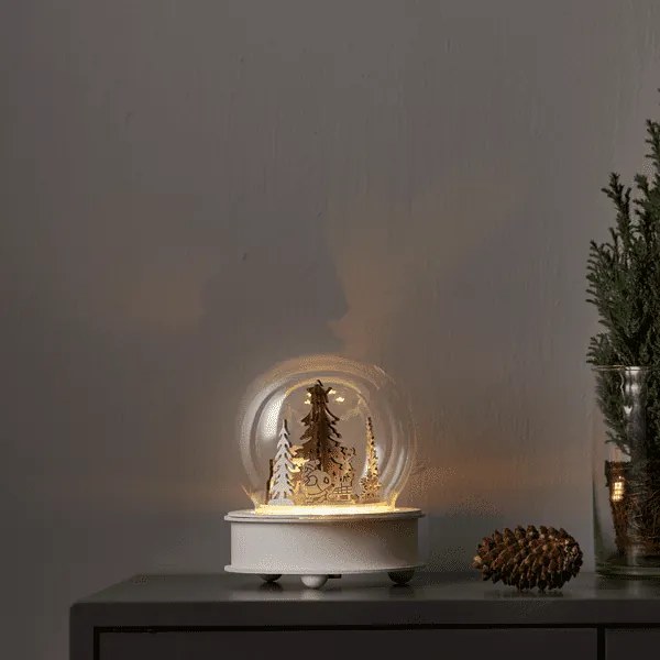 Pozytywka świąteczna w formie szklanej kuli