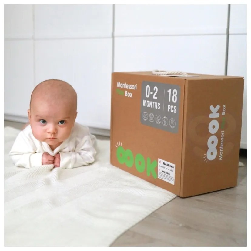 Tooky toy box pudełko xxl montessori edukacyjne 7w1 sensoryczne 0-2 mies