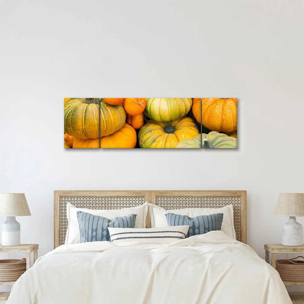 Obraz - Jesienna dynia (170x50 cm)
