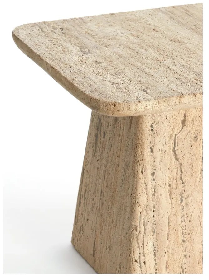 Stolik z kamiennym blatem 45x45 cm Kepami – Light &amp; Living