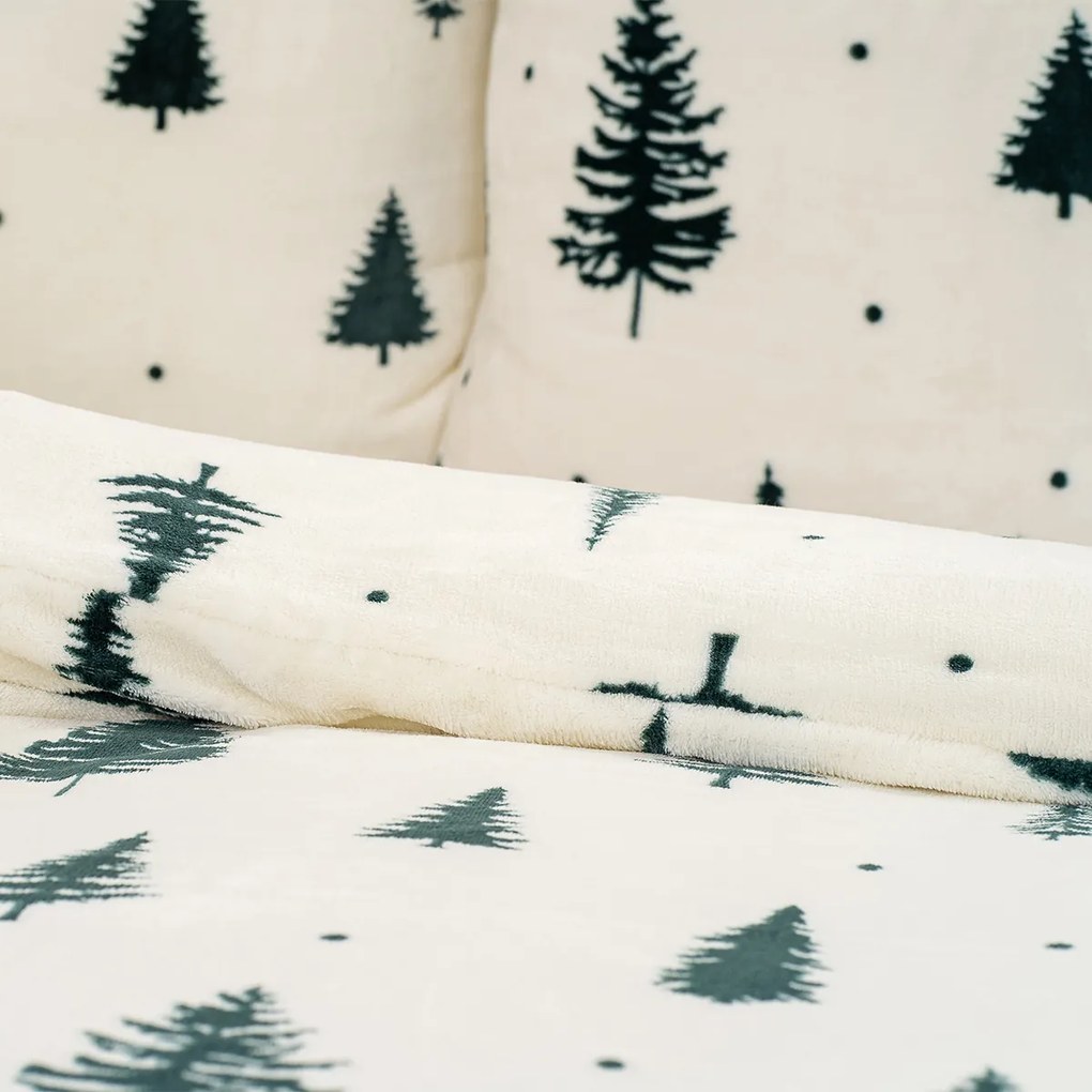4Home Pościel mikroflanela Serene Forest, 140 x 220 cm, 70 x 90 cm