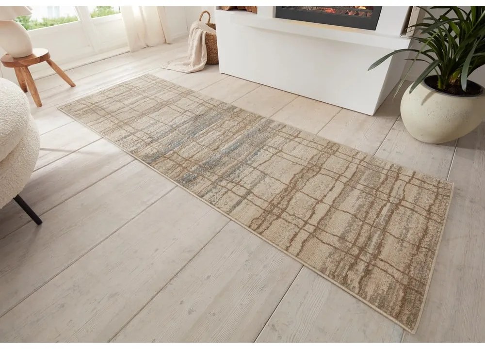 Beżowy chodnik 80x200 cm Terrain – Hanse Home