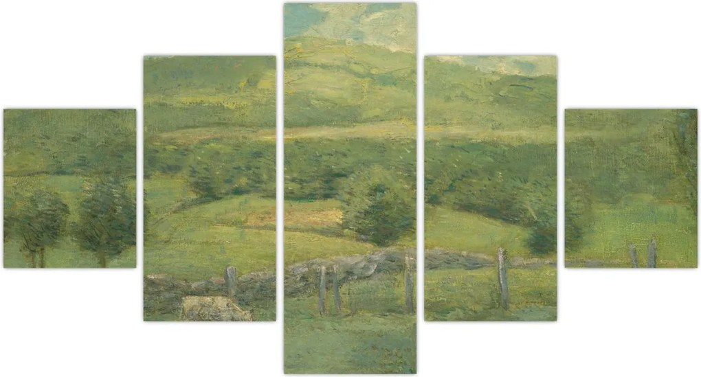 Obraz - Julian Alden Weir, Obweebetuck, reprodukcje (125x70 cm)